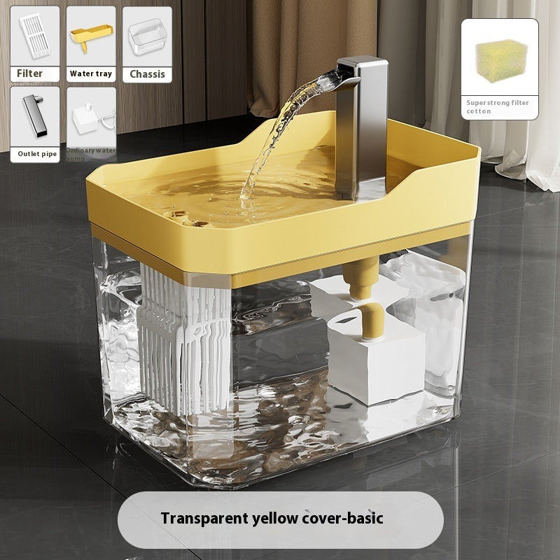 Pet Water Fountain with Filtered Circulating Flow