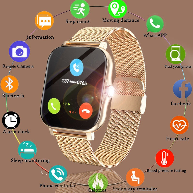 Magnetic Charging Sports Smartwatch