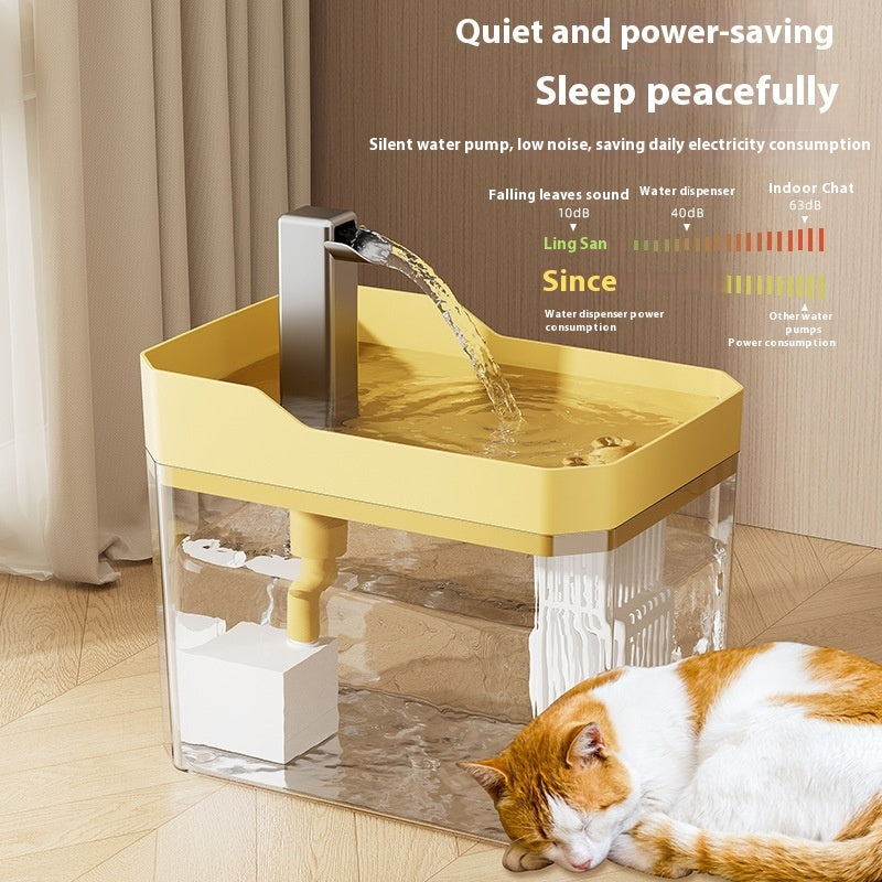 Pet Water Fountain with Filtered Circulating Flow